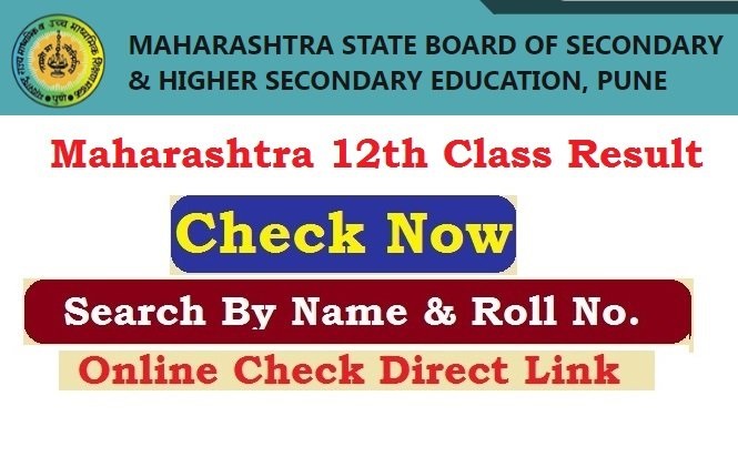 Maharashtra Board 12th Result 2026 Check Online Direct Link